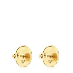 Gold Oursin Earrings
