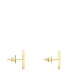 Gold Oursin Earrings with 0.42ct diamonds