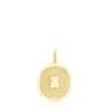 Gold Oursin Pendant