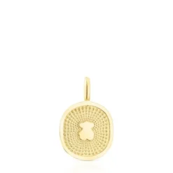 Gold Oursin Pendant