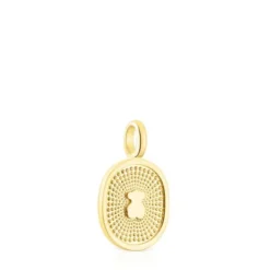 Gold Oursin Pendant