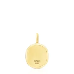 Gold Oursin Pendant