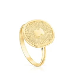 Gold Oursin Ring