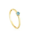 Gold Ring with topaz Cool Joy