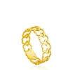 Gold Silueta Ring Bear motifs