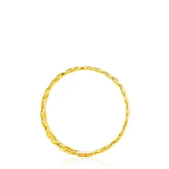 Gold Silueta Ring Bear motifs