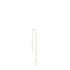 Gold Single earring with star motif and topaz Cool Joy