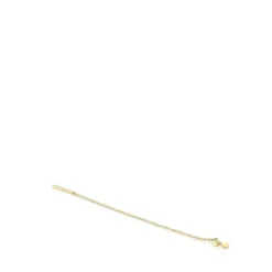 Gold Single earring with star motif and topaz Cool Joy