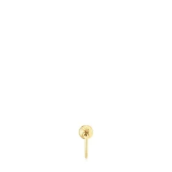 Gold single Hoop earring Sylvan