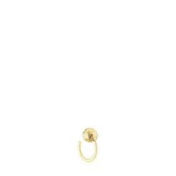 Gold single Hoop earring Sylvan