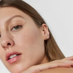 Gold single Hoop earring Sylvan
