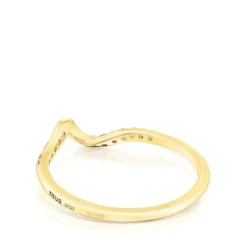 Gold Spiral ring with gemstones TOUS St. Tropez