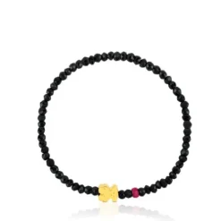 Gold Sweet Dolls Bracelet with rubies