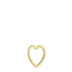Gold TOUS Basics 1/2 Earring with heart motif