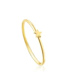 Gold TOUS Cool Joy ring with star motif