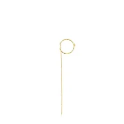 Gold TOUS Cool Joy star charm Earring with chain