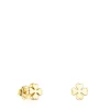 Gold TOUS Good Vibes clover Earrings