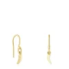 Gold TOUS Good Vibes cornucopia Earrings