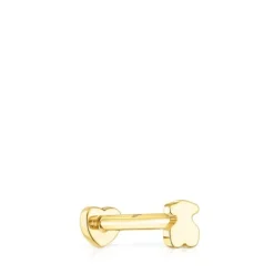 Gold TOUS Piercing Ear piercing with heart