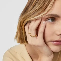Gold Twisted Ring