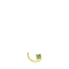 Gold-colored IP steel TOUS St. Tropez Steel Nose piercing with chrome diopside