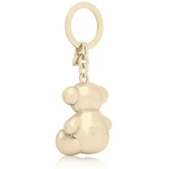 Gold-colored Metal Bold Bear Key ring