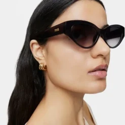 Gray Sunglasses TOUS Cat Eye