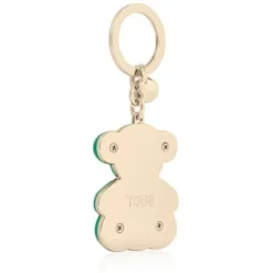 Green half Key ring Bold Bear