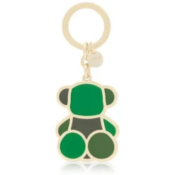 Green Key ring TOUS Bear Faceted
