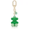 Green metal Key ring Bold Bear