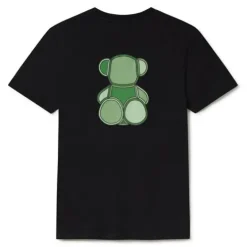 Green short-sleeved T-shirt TOUS Bear Faceted M