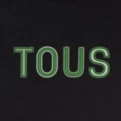 Green short-sleeved T-shirt TOUS Bear Faceted M
