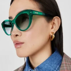 Green Sunglasses Butterfly