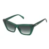 Green Sunglasses TOUS Logo Color Block