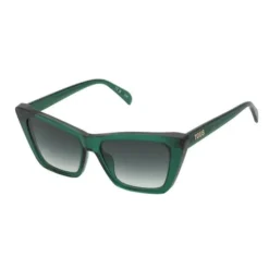 Green Sunglasses TOUS Logo Color Block