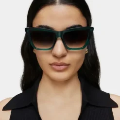 Green Sunglasses TOUS Logo Color Block