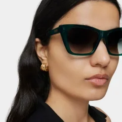 Green Sunglasses TOUS Logo Color Block