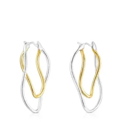 Hav bicolor ellipse Earrings