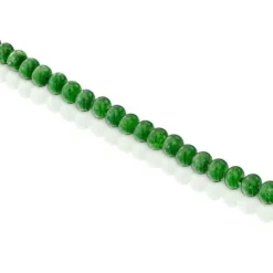 Hold Oval Bracelet with 18kt gold plating over silver and green quartzite