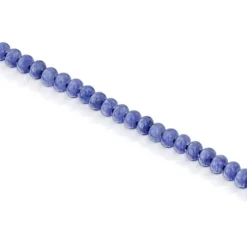 Hold Oval Bracelet with 18kt gold plating over silver and blue quartzite