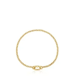Hold Oval gold chunky chain Bracelet