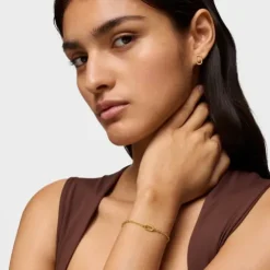 Hold Oval gold chunky chain Bracelet
