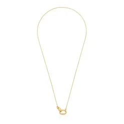 Hold Oval gold double Choker