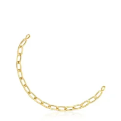 Hold Oval XL chain Bracelet with 18kt gold plating over silver