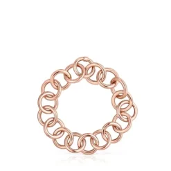 Hold Rings Rose Silver Vermeil Bracelet