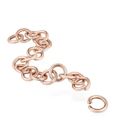 Hold Rings Rose Silver Vermeil Bracelet