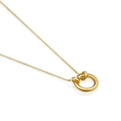 Hold small Necklace in Silver Vermeil