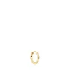 Individual gold hoop Earring with embellishments Basics