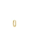 Individual gold textured hoop Earring Basics