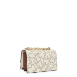 Kaos Icon small beige with flap Crossbody bag